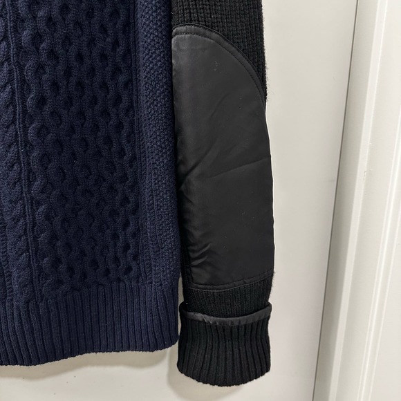 Sacai 18AW Wool Nylon Blend Sweater, Size 2 - Picture 4 of 7